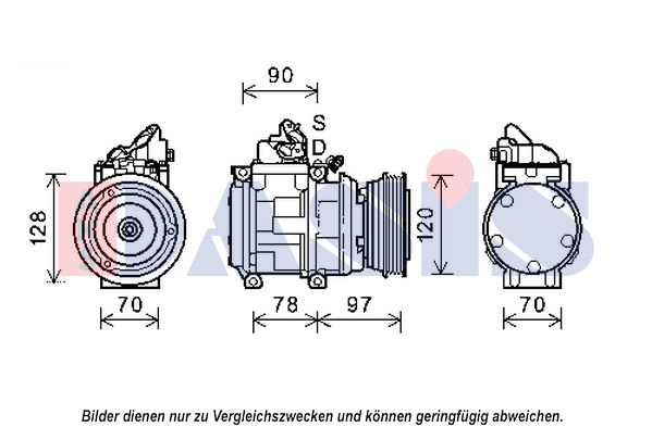 AKS DASIS Kompressor,kliimaseade 852634N